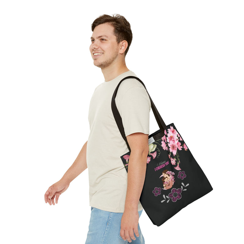 Mother's Day Tote Bag - Flowers Blooming for Mom