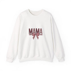 Leopard Print Mama Crewneck Sweatshirt - Stylish & Comfortable