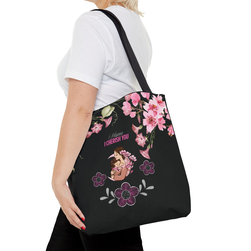 Mother's Day Tote Bag - Flowers Blooming for Mom