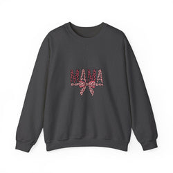 Leopard Print Mama Crewneck Sweatshirt - Stylish & Comfortable